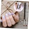 Baluue 8pcs French Manicure Nail Templates Set Easy to Use