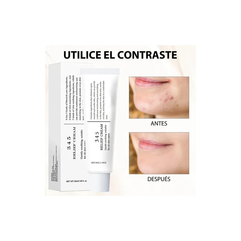 A 345 Relief Cream, Crema Reparadora Intensiva, Hidratante