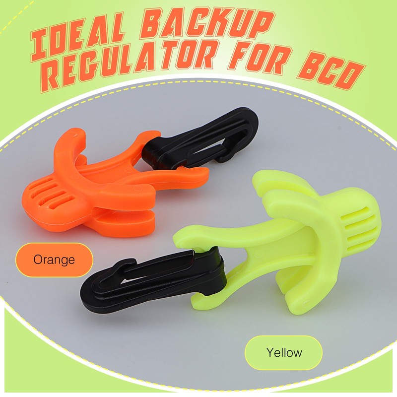 OVOVFANY Scuba Octo Plug, 2Pack Diving Regulator Octopus Retainer Mouthpiece
