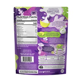 Suncore Foods – Ultra violeta panqueques y waffle Supermix, sin colores artificiales, sin conservantes, a base de plantas, 20 oz