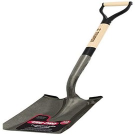 Truper 31210 Tru Pro Square Point Shovel with D-Handle, 30-Inch