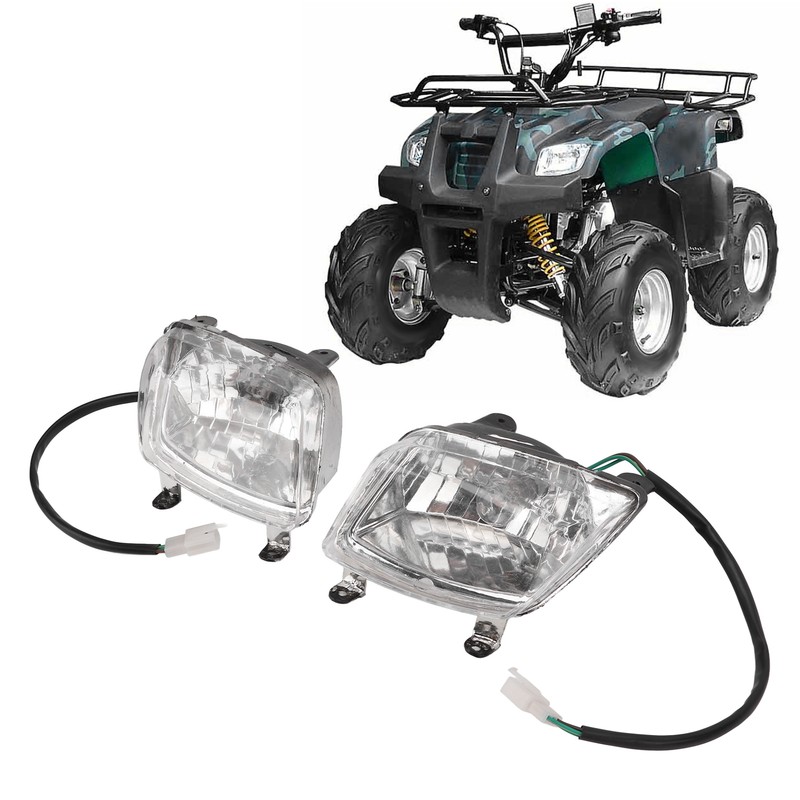 1 Pair Left Right 12V Front Headlamp Driving Light ATV