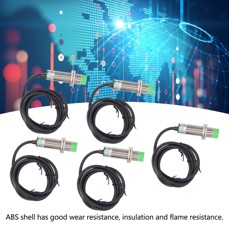 5Pcs Proximity Sensor NPN Normally Closed Detecting Switch 6‑36V DC