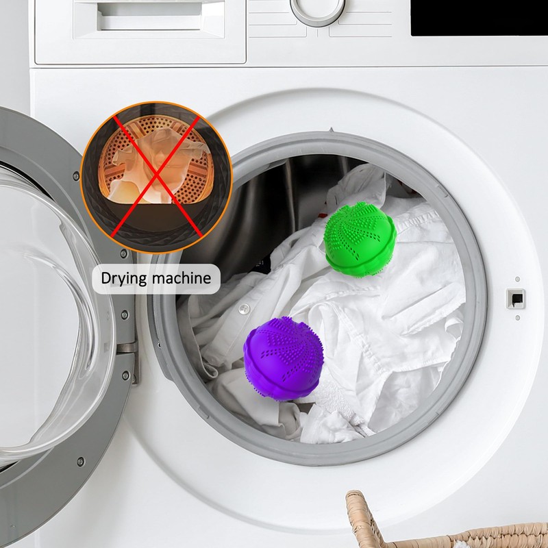 Laundry Balls Set, Natural Non-Chemical Detergent Wash Balls for Washing