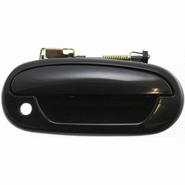 KarParts360 for Ford F-150 Heritage 2004 Exterior Door Handle Front, Passenger Side Smooth Black | with Key Hole | Trim: XL/XLT/SVT Lightning | FO1311126 | YL3Z1522404BAH
