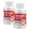 Healthaddiction Pack Suplemento Omega 120 Cápsulas 760mg Aceite Pescado Linaza