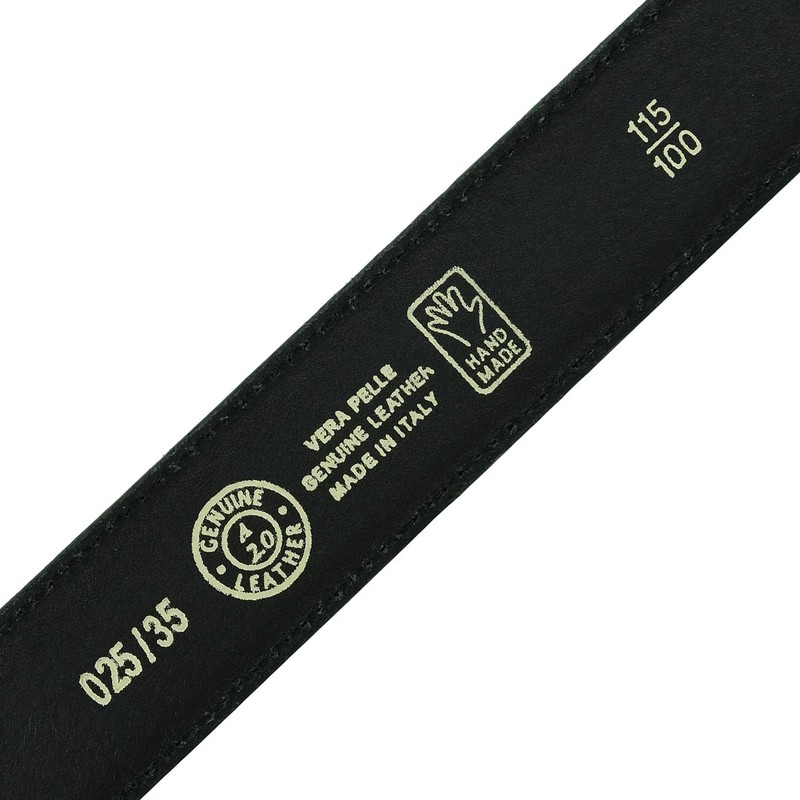 GRESEL Women's and Men's Suede Belt, Genuine Leather, Made in