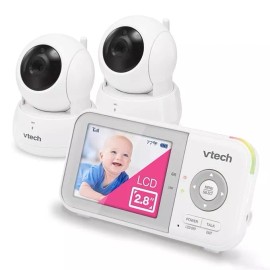 Vtech VM923-2 Baby Monitor 2.8” Screen 1000Ft Range Pan-Tilt-Zoom - 2 Cameras