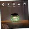 Uonlytech 3 pcs LED Solar Lights Outdoor Mosaic Lawn Lights