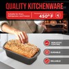 Nonstick Loaf Pan Set Pack of 2, 10.2" & 11"