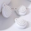 Scalp massage shampoo hair brush scaling white brush hair care / 두피 마사지 샴푸 기 브러시 스케일링 화이트 브러쉬 머리감 케어