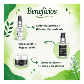 Pack 1 Crema Facial + 1 Hialurónico Natural + 1 Hyal Con B5