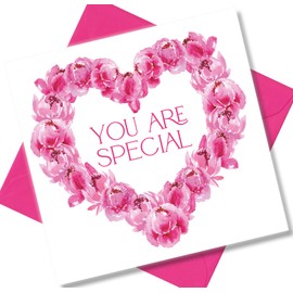 Punkcards - Valentine's Day Cards - ‘You Are Special’ - Valentines Card Him - Romantic Valentines Cards Wife - Valentines Card for Husband - Valentines Cards for Wife