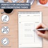 Daily Planner To-Do List Notepad - 80 Sheets Undated, Ideal