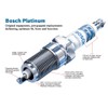 BOSCH 6708 OE - Bujía de platino de alambre fino,