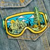 CHBROS All My Friends are Dead Dinosaur Iron on Patch
