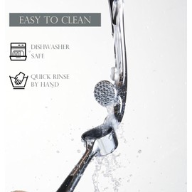 JAONLD Garlic Mincer Slicer, Professional Kitchen Garlic Peeling Helper Multi-Functional Presses Peeler Easy to Use and Clean Press Grinder That Easily Crushes Ingredients