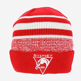 Sydney Swans AFL Footy Mens Adults Cluster Beanie