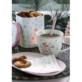 GreenGate Jalia Cloth Napkin with Lace White 40 x 40 cm