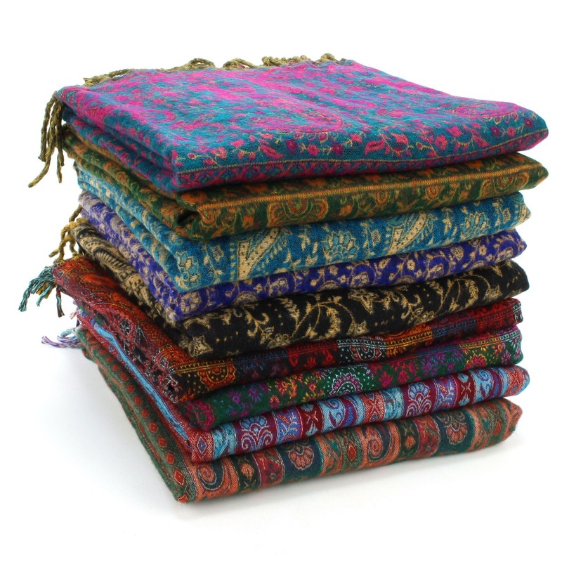 LoudElephant Handloomed Meditation Shawl Blanket - B03