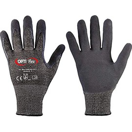 Optiflex Soft Cut 5 Cut Protection Gloves, 12 Pairs, Black/Black