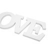 Wood Love Sign White One Piece Design Exquisite Beautiful Wooden