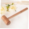Hohopeti Wooden Jewelry Shaping Hammer Ergonomic Mallet for Jewelry Repair