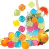 KEELYY 60 x Reusable Ice Cubes, Plastic BPA-Free, Party Ice