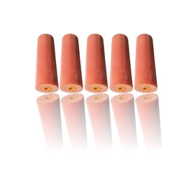 Profesius Flock Rollers, 10 cm, Pack of 10, Super Fine, Straight End, Double-Sided, for Paintwork