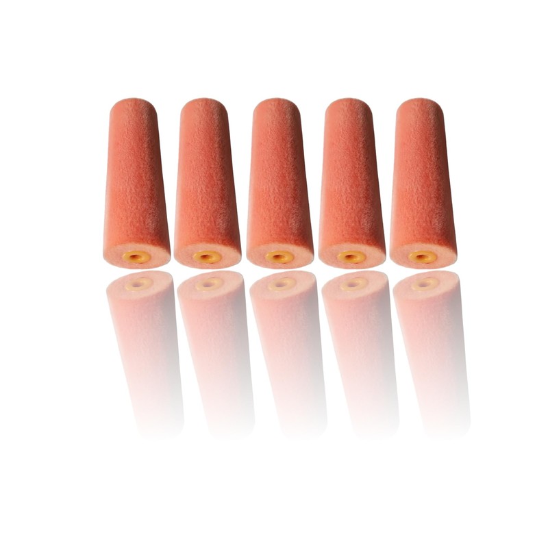 Profesius Flock Rollers, 10 cm, Pack of 10, Super Fine,