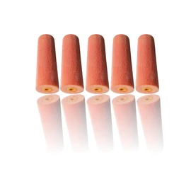 Profesius Flock Rollers, 10 cm, Pack of 10, Super Fine, Straight End, Double-Sided, for Paintwork