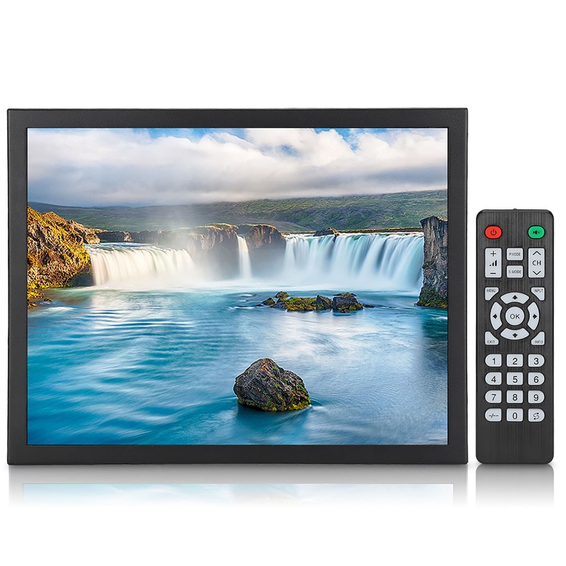 15in TFT 4:3 Display 1024x768 Embedded Industrial Monitor HDMI/VGA/AV/BNC/USB