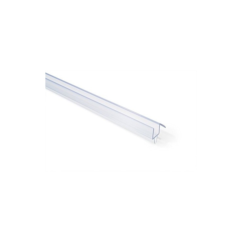 CRL Clear Co-Extruded Bottom Wipe with Drip Rail for 3/8"