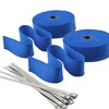 Stark Industries - Blue 2" x 33ft Fiberglass Exhaust Wrap