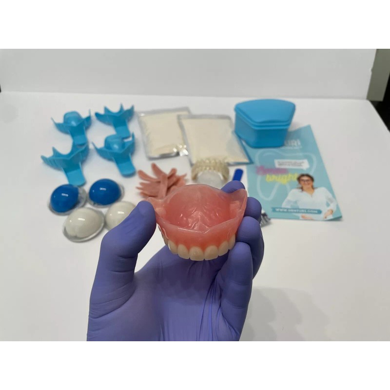 RenewaSmile DIY FULL DENTURES for beginners (ONE SIZE FITS ALL)