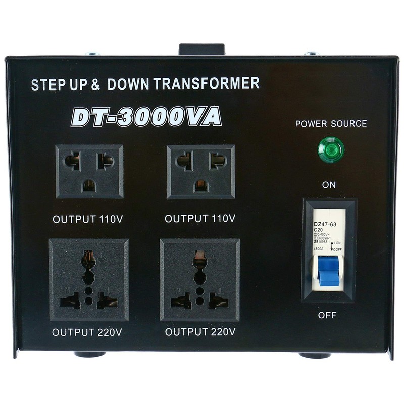 YaeCCC 3000VA Voltage Transformer Power Converter 110V/220V Converter AC-AC 3000VA
