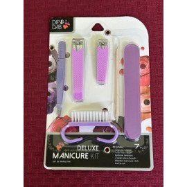 Jacent Deluxe Manicure Kit 7 Pieces ---Brand New --  Jacent  ( PURPLE )