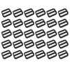 LESCA TEK 30 Pcs 3/4 Inch Black Tri Glide Buckles