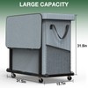 60 Gal (230L) High Grade Large Laundry Basket with Wheels,