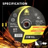 DELUN 6 Inch Thin Metal Cutting Disc - 1/16" Thickness