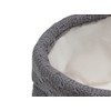 Jollein Bliss Knit Changing Table Basket, Storm Grey