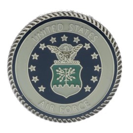 Air Force Eagle Shield 7/8 inch hat lapel pin Bing AF F6D15D