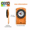 Outdoor Compass 4 Pack - TRACOMPAN Professional Waterproof Compass Navigation