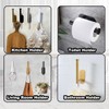 MaxMona Metal Curtain Holdbacks - Self-Adhesive Curtain Pull Backs, Curtain