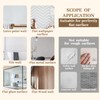 OPONEB Acrylic Full Body Mirror | Clear Reflective, Self-Adhesive, Easy