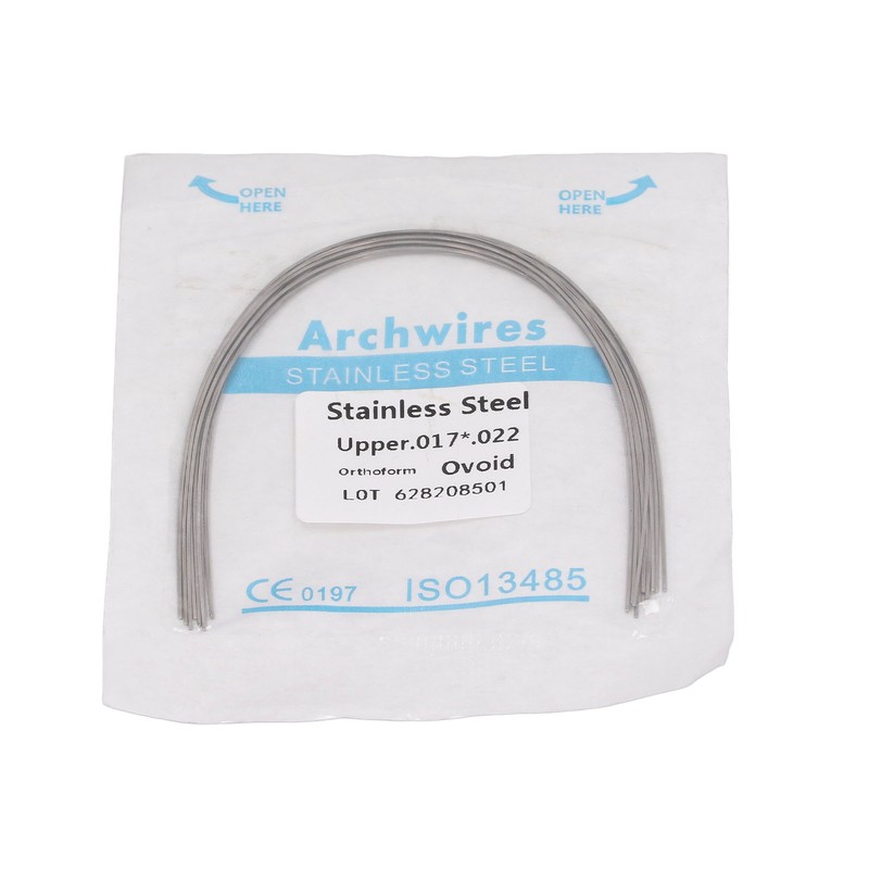 50pcs Dental Orthodontic Arch Wire Stainless Steel Orthodontic Rectangular Arch