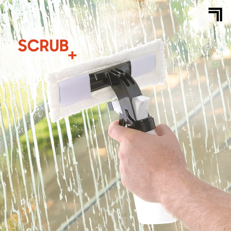 Sharper Image® 2-in-1 Window Vacuum Cleaner Kit – Cordless Squeegee,