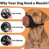 Mayerzon Pitbull Muzzle, Soft Muzzle for American Bully Bulldog Boxers