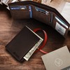 Leather Trifold Wallet For Men - RFID Blocking - 7
