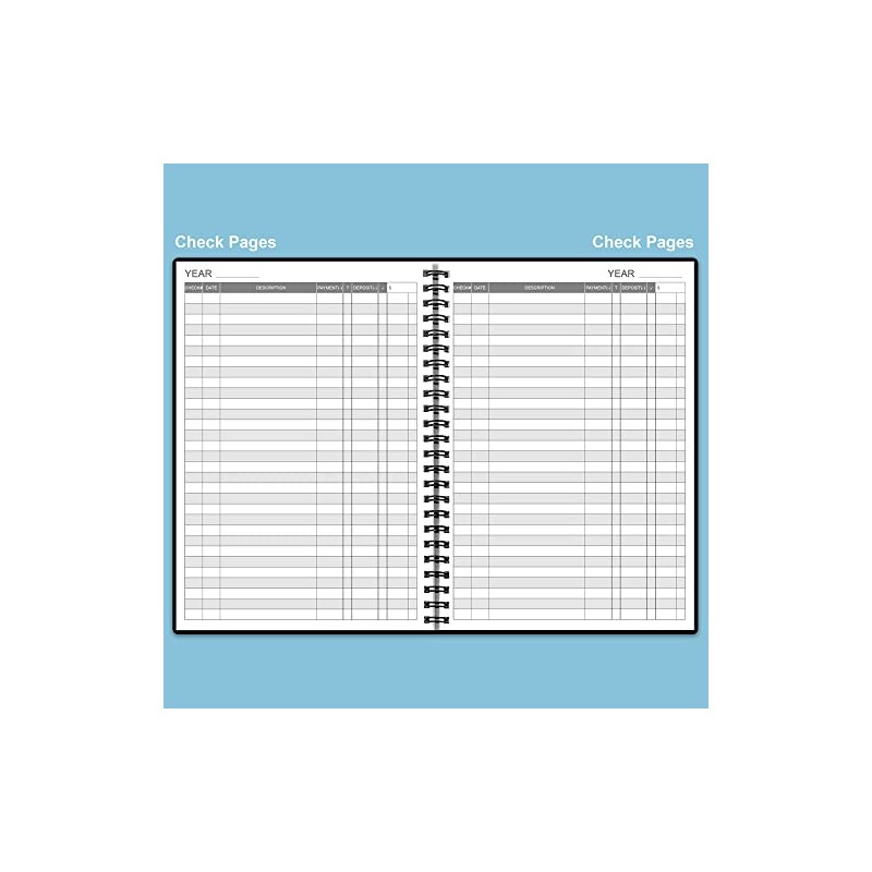 Registro de cheques - Registro de cheques A5 con registros
